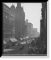 Historic Framed Print, State Street, Chicago, Ill.,  17-7/8" x 21-7/8"