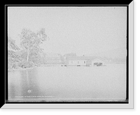 Historic Framed Print, Along the shore at Centre Harbor, Lake Winnipesaukee, N.H.,  17-7/8" x 21-7/8"