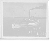 Str. Mt. Washington landing at Weirs, N.H. Classic, Vintage Print
