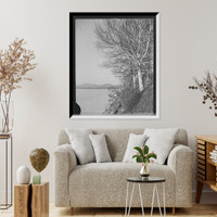 Historic Framed Print, Pontoosuc Lake, Pittsfield, Mass.,  17-7/8" x 21-7/8"