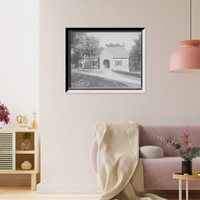 Historic Framed Print, The Old Treasury building, Annapolis, Md.,  17-7/8" x 21-7/8"