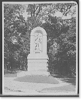 Washington Monument, Druid Hill Park, Baltimore, Md, Antique Print