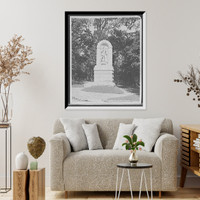 Washington Monument, Druid Hill Park, Baltimore, Md, Antique Print