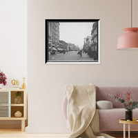 Historic Framed Print, F St., Washington, D.C.,  17-7/8" x 21-7/8"