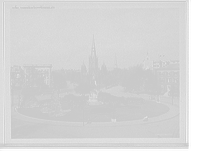 Historic Framed Print, Thomas Circle, Washington, D.C.,  17-7/8" x 21-7/8"