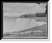 Historic Framed Print, American Falls from Luna Island,  17-7/8" x 21-7/8"
