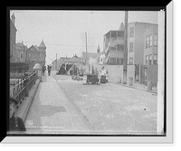 Historic Framed Print, Cooking in the street, San Francisco, Cal.,  17-7/8" x 21-7/8"