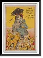 Historic Framed Print, Un dernier effort et on laura,  17-7/8" x 21-7/8"