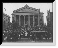 Rex receiving the key at City Hall, Mardi Gras day, New Orleans, La, Vintage Print
