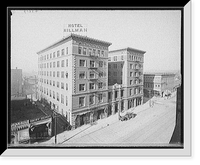 Historic Framed Print, Hotel Hillman, Birmingham, Ala.,  17-7/8" x 21-7/8"