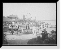 Historic Framed Print, Kingston Point Park, Kingston, N.Y. - 2,  17-7/8" x 21-7/8"