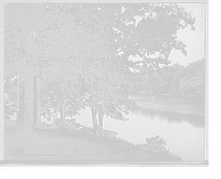 Historic Framed Print, Along the Bronx River, Bronx Park, New York,  17-7/8" x 21-7/8"