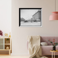 Maverick Square and tunnel entrance, Boston, Mass, Historic Print
