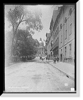 Old State House from Washington St., Boston, Mass, Vintage Print