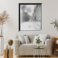 Old State House from Washington St., Boston, Mass, Vintage Print
