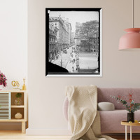 Historic Framed Print, School Street, Boston, Mass. - 2,  17-7/8" x 21-7/8"