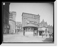 Historic Framed Print, [Scollay Square, Boston, Mass.],  17-7/8" x 21-7/8"