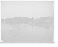 Historic Framed Print, Canoeing on Charles River, Charles River Reservation, Mass. - 3,  17-7/8" x 21-7/8"