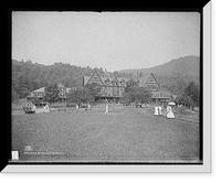 Historic Framed Print, Silver Bay Hotel, Lake George, N.Y. - 4,  17-7/8" x 21-7/8"