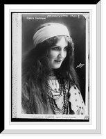 Historic Framed Print, Marguerite Carre in Suegourotekka, Opera Comique clair,  17-7/8" x 21-7/8"