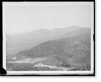 Crawford House & Presidential Range from Mount Avalon, White Mts., N.H. Classic, Historic Print