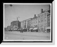 Historic Framed Print, Congress Street, north side, Portsmouth, N.H.,  17-7/8" x 21-7/8"