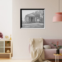 Historic Framed Print, Old Court House, Portsmouth, N.H.,  17-7/8" x 21-7/8"