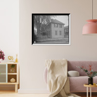 Historic Framed Print, Daniel Webster House, occupied by him 1803-1817, Portsmouth, N.H.,  17-7/8" x 21-7/8"