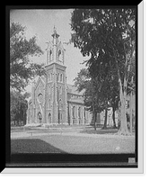 Historic Framed Print, Cathedral of the Immaculate Conception, Burlington, Vt.,  17-7/8" x 21-7/8"