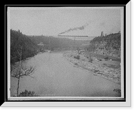 Historic Framed Print, High Bridge and Kentucky River, High Bridge, Ky.,  17-7/8" x 21-7/8"