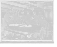 Historic Framed Print, U.S.S. Newark, Admiral Bunce and staff - 2,  17-7/8" x 21-7/8"