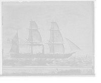 Historic Framed Print, U.S.S. San Jacinto,  17-7/8" x 21-7/8"