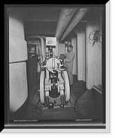 U.S.S. Brooklyn ice machine, Historic Print