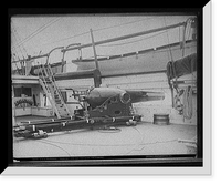 U.S.S. Kearsarge, Winslow the gun that sank the Alabama, Antique Print