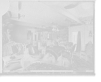 U.S.S. Kentucky, captain's cabin, Antique Print