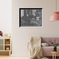 Historic Framed Print, U.S.S. Kentucky, Capt. Chester in his cabin,  17-7/8" x 21-7/8" Historic Framed Print, U.S.S. Kentucky, Capt. Chester in his cabin,  17-7/8" x 21-7/8"