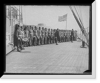 Historic Framed Print, U.S.S. New York, marine guard,  17-7/8" x 21-7/8" Historic Framed Print, U.S.S. New York, marine guard,  17-7/8" x 21-7/8"