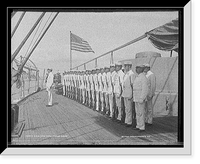 Historic Framed Print, U.S.S. New York, marine guard - 2,  17-7/8" x 21-7/8" Historic Framed Print, U.S.S. New York, marine guard - 2,  17-7/8" x 21-7/8"