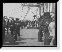 Historic Framed Print, U.S.S. New York, 3 legged race, anniversary of Santiago - 2,  17-7/8" x 21-7/8"