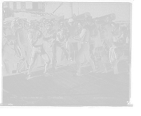 Historic Framed Print, U.S.S. New York, a 10-round bout, anniversary of Santiago,  17-7/8" x 21-7/8"