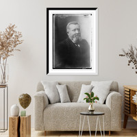 Historic Framed Print, Jean Jaures, Depute, H. Manuel.H. Manuel,  17-7/8" x 21-7/8"