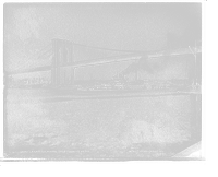 Historic Framed Print, U.S.S. Puritan passing under Brooklyn Bridge,  17-7/8" x 21-7/8"