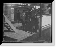 U.S.S. Raleigh, a visit from the family, Vintage Print