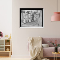 U.S.S. San Francisco, Commodore Fife coming on board, Vintage Wall Art