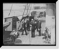 U.S.S. San Francisco, Commodore Fife leaving the ship Classic, Vintage Wall Art