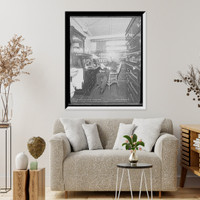 U.S.S. Texas, an officer's room Classic, Antique Poster