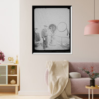 U.S.S. Texas, searchlight from Vizcaya replacing one destroyed in Battle of Santiago, Vintage Wall Art