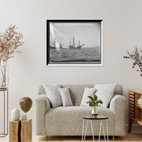 Historic Framed Print, Spanish caravel Pinta - 2,  17-7/8" x 21-7/8"