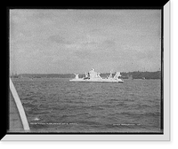 Historic Framed Print, Victory float, Dewey Naval Parade,  17-7/8" x 21-7/8"