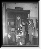 Taking the time, Brooklyn Navy Yard, Historic Print